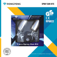 Rongpeng R8822 Kit de pistolet à pulvérisation HVLP Kits de pulvérisateur